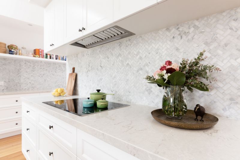 Stone Backsplash Installation
